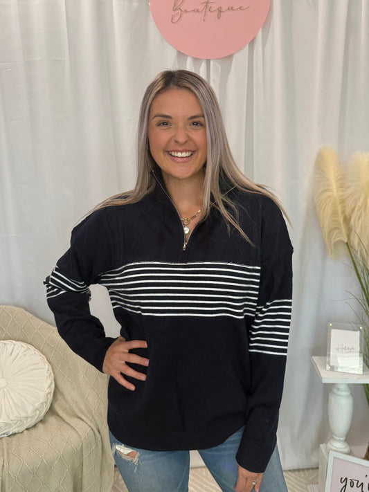 Cozy Navy Sweater