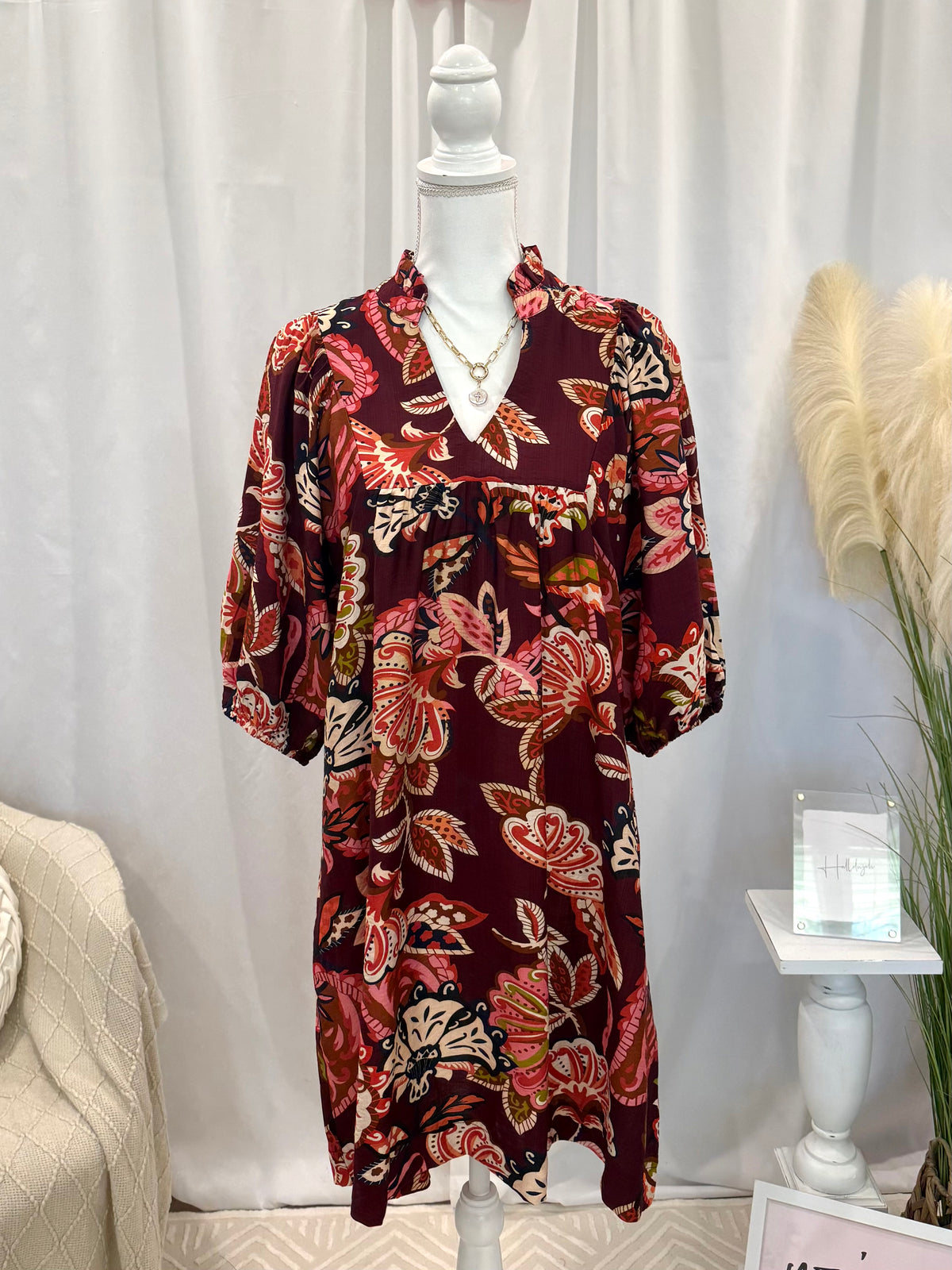 Raspberry Signature Style Dress