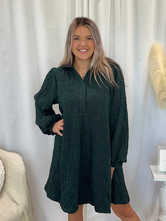 Evergreen Fog Dress (Pockets!)