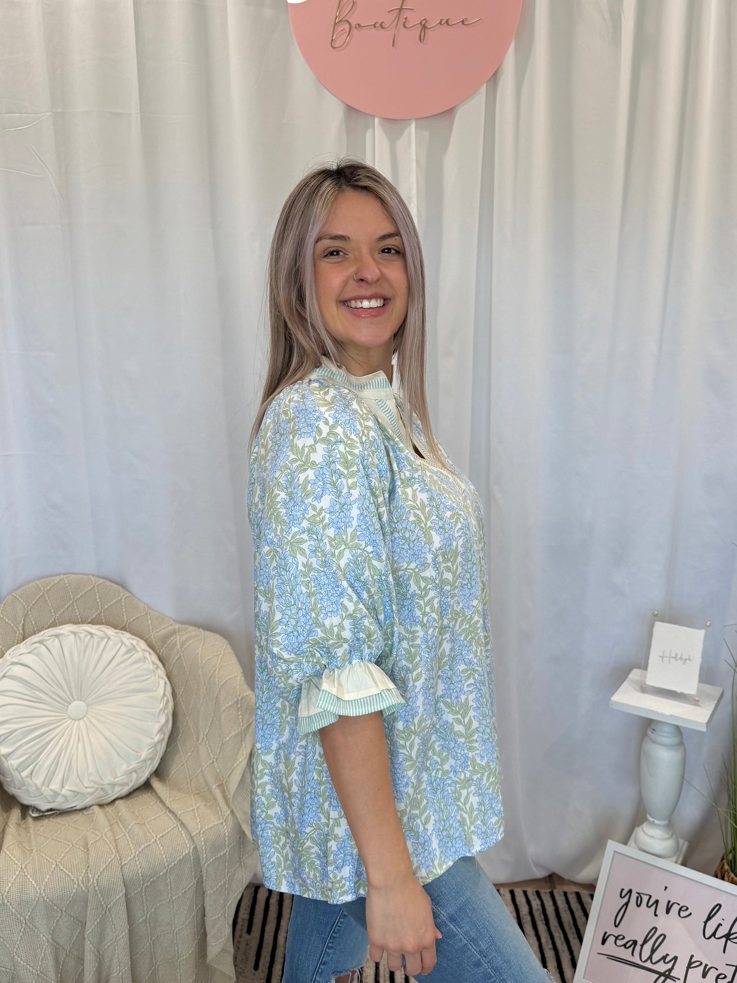 Smiling for Spring Top