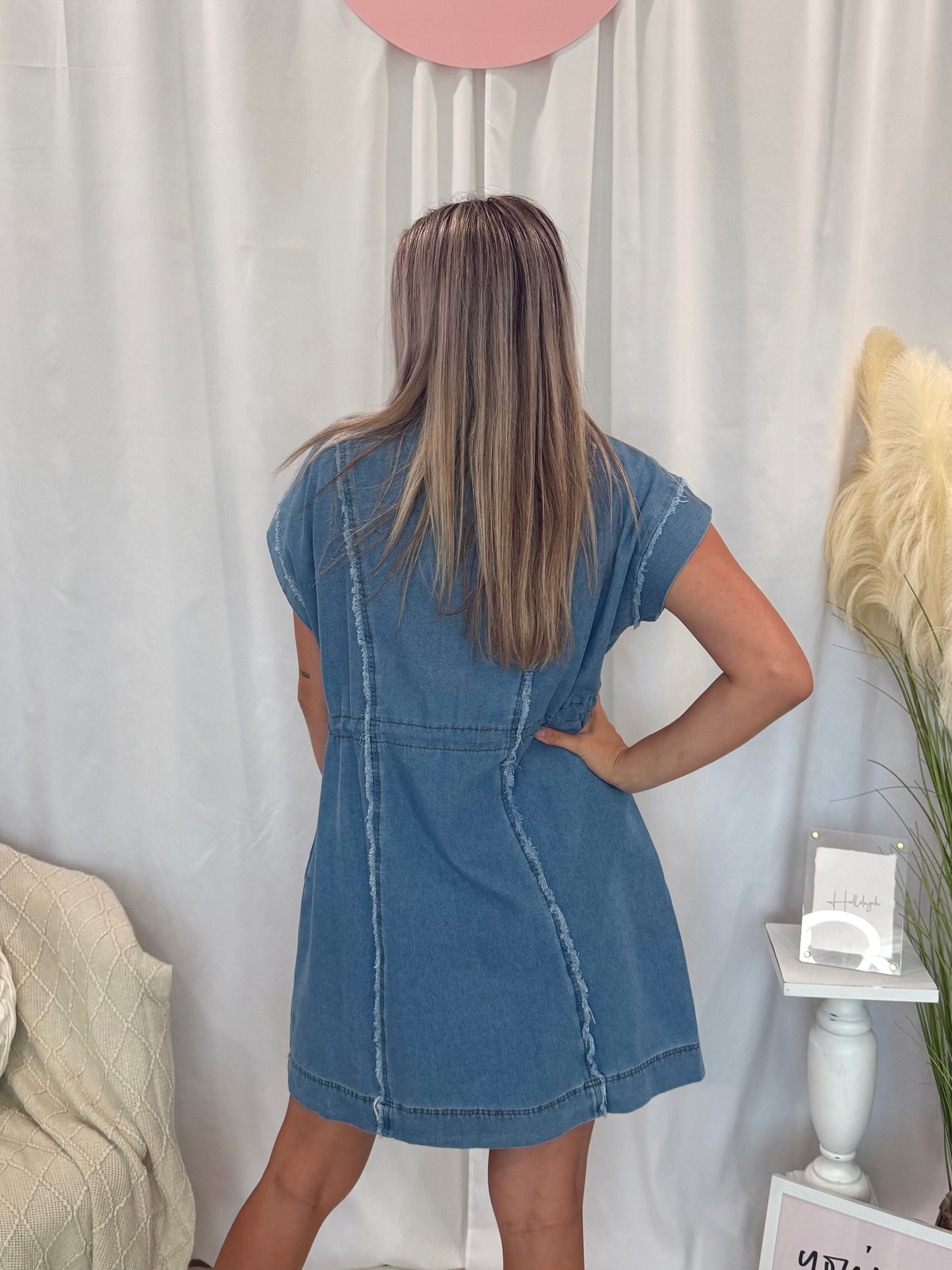 Denim for Days Dress (Pockets!)