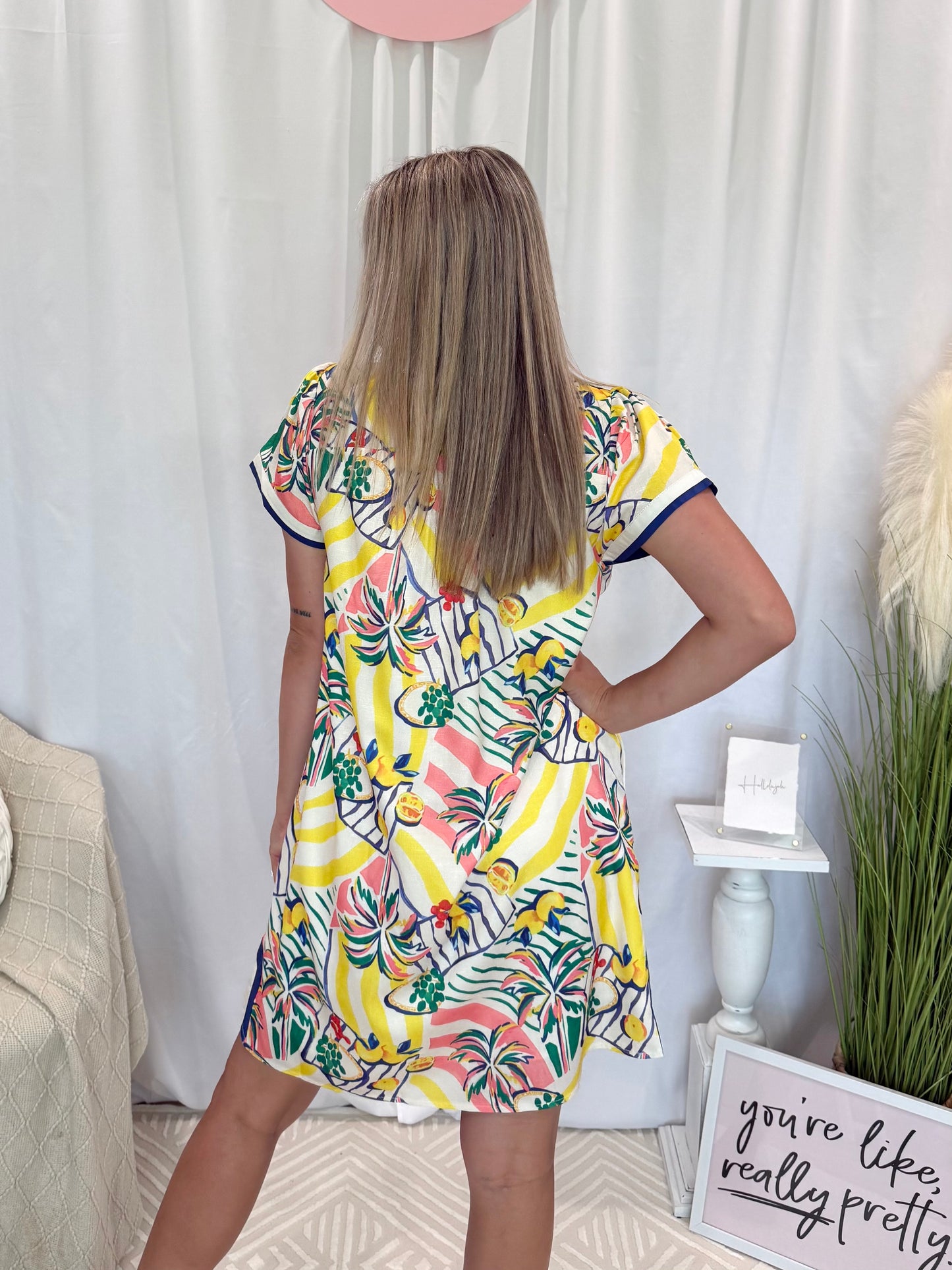 Lemon Love Dress (Pockets!)