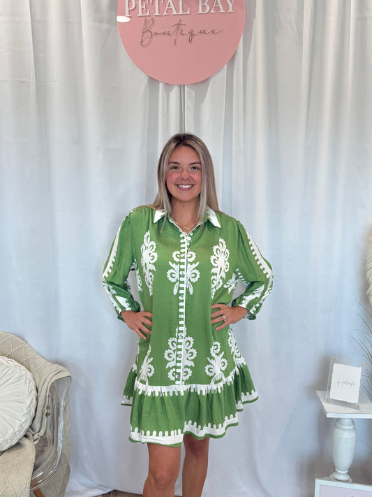 Green Nola Dress