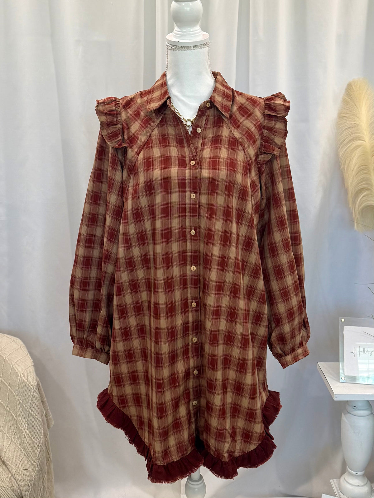 Falling Into Rust Dress