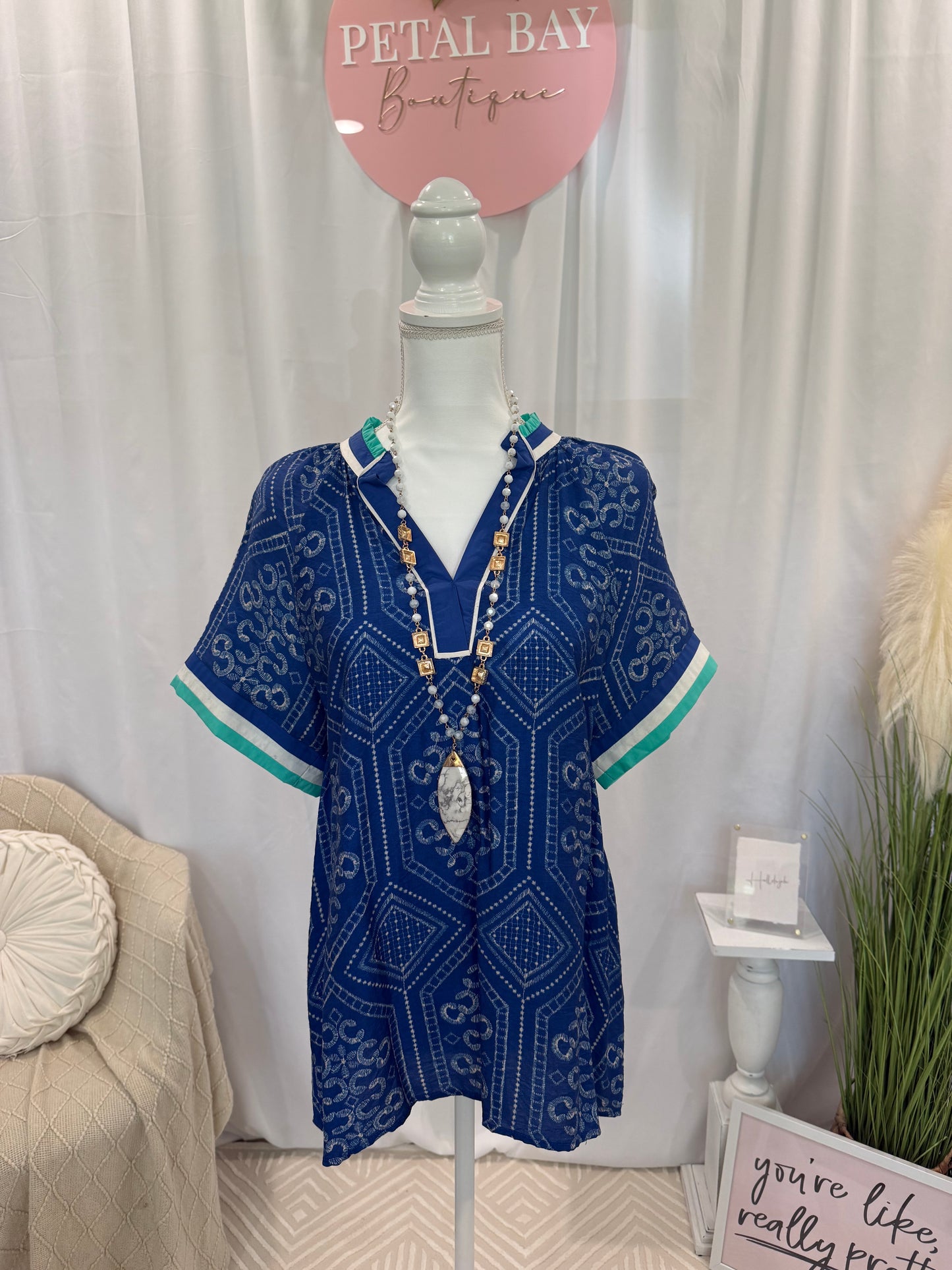 Blue Baby Top