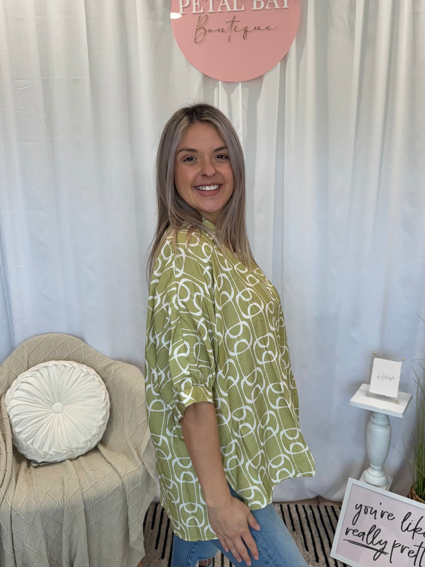 Avocado Date Night Top