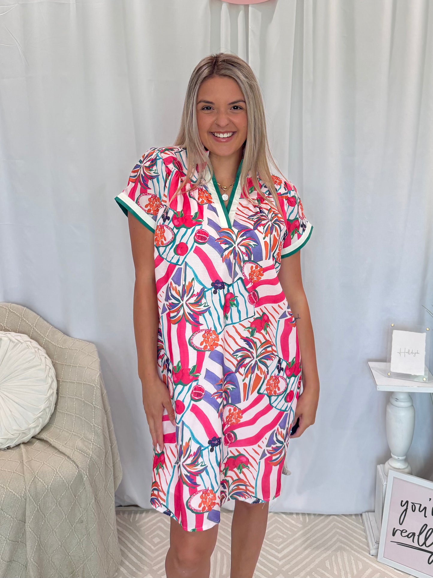 Berry Love Dress (Pockets!)