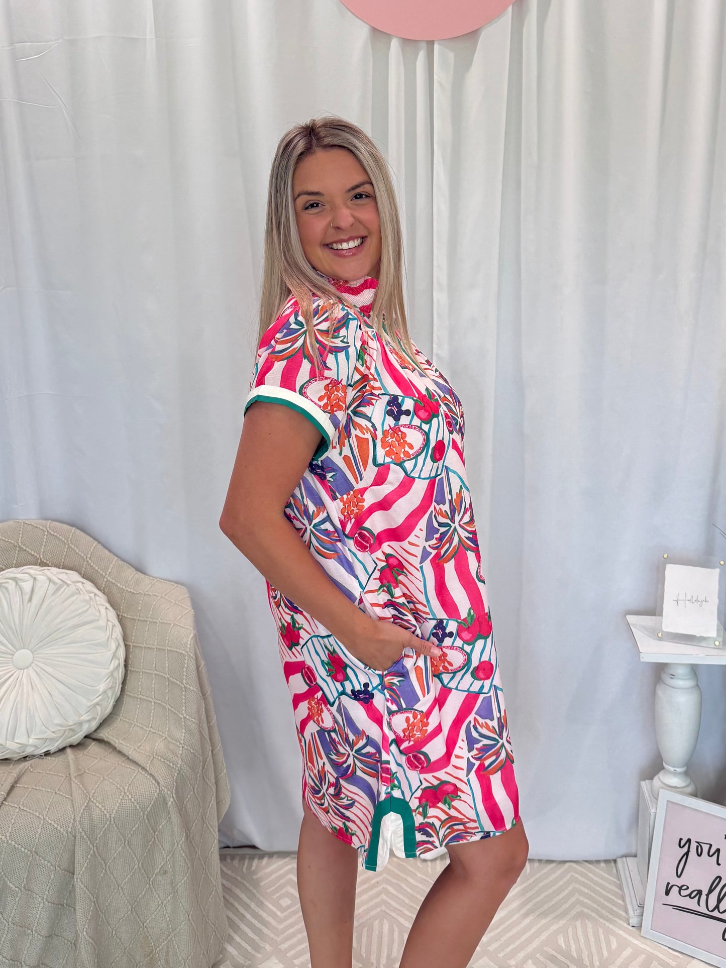 Berry Love Dress (Pockets!)