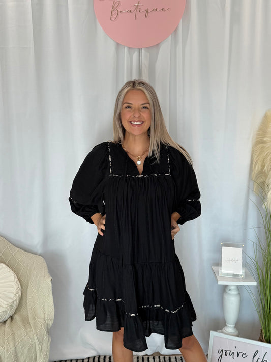Simply Elegant Onyx Dress