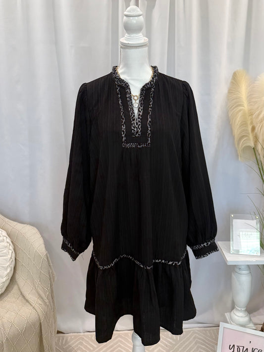 Black Espresso Dress (Pockets!)