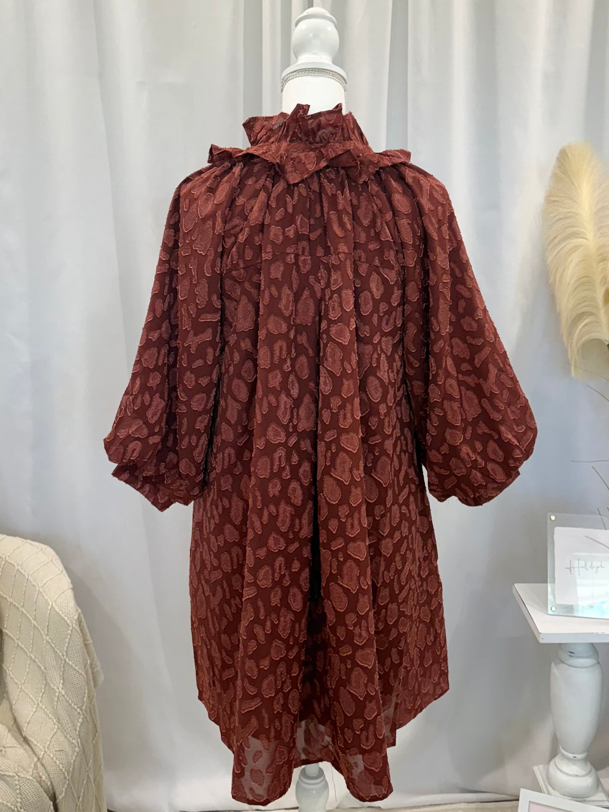 Catch Me in Rust Colored Dress (Pockets!)