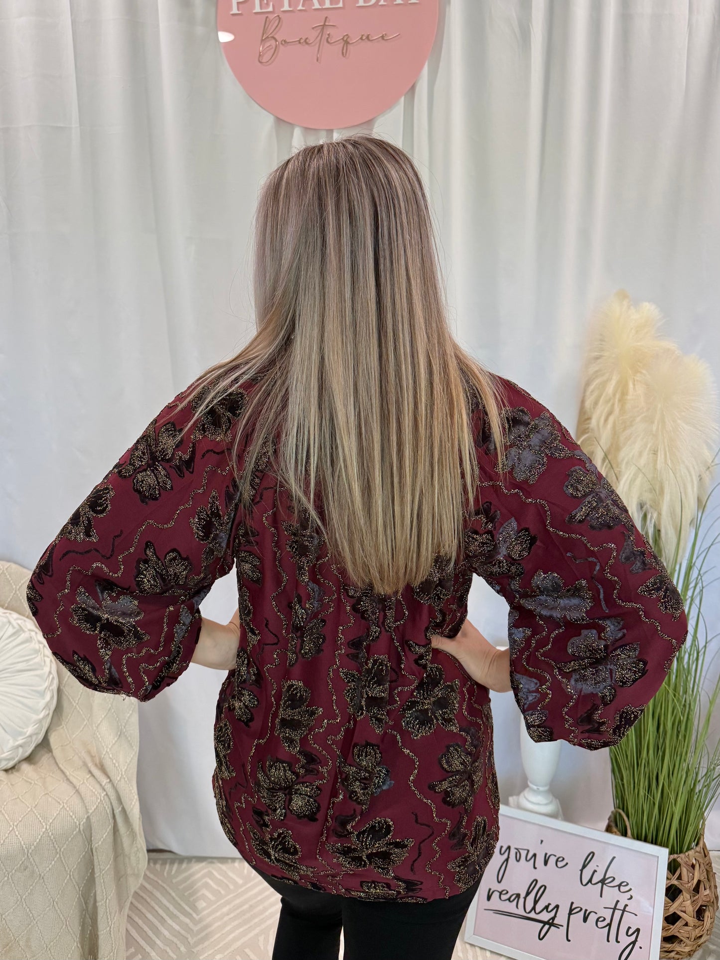Wine Glow Top