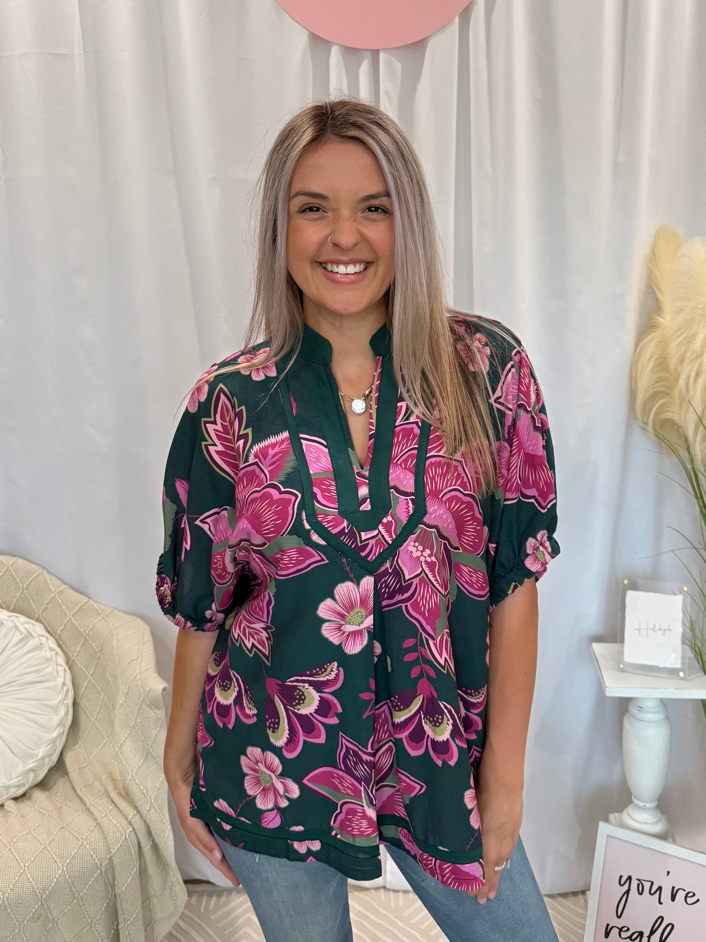 Orchid Bloom Top