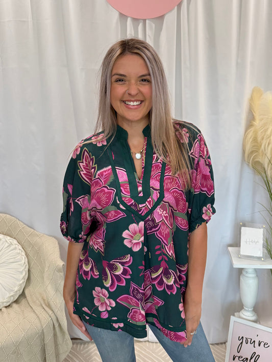 Orchid Bloom Top