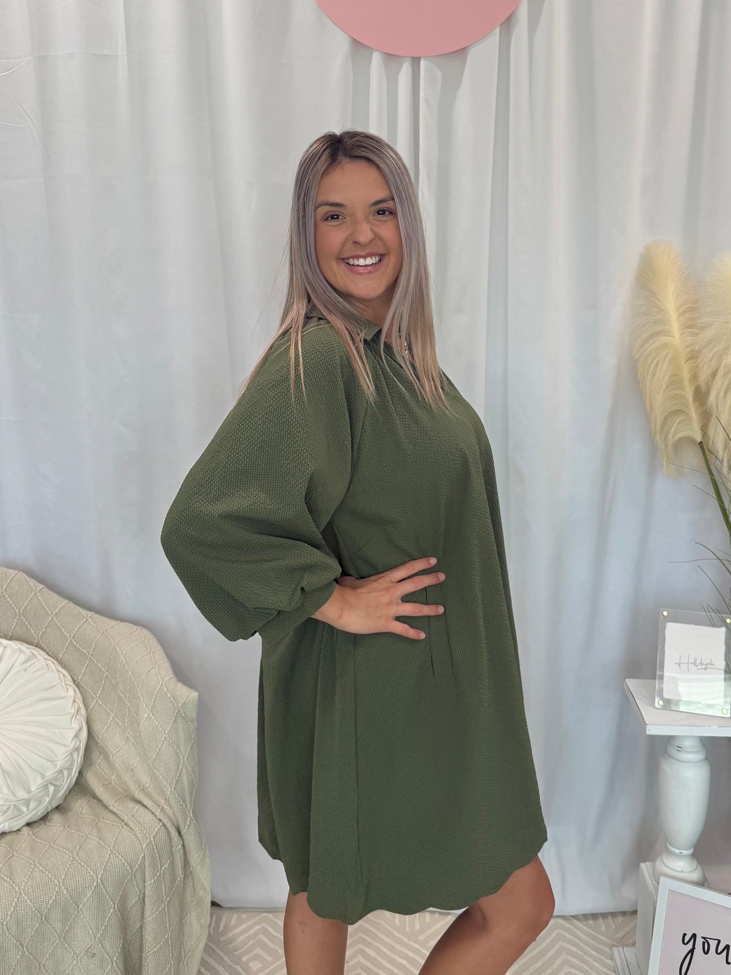 Evergreen Fog Dress (Pockets!)