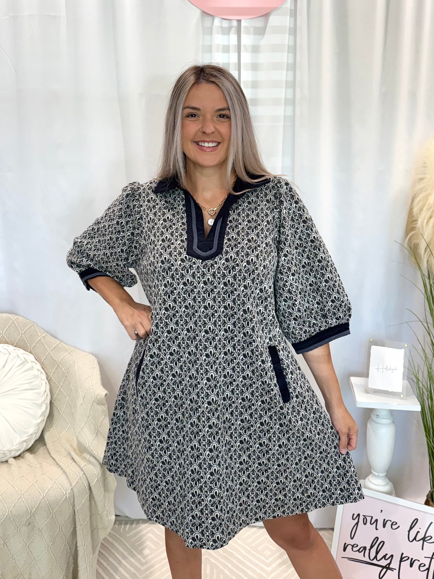 Delightfully Dressed Dress (Pockets!)