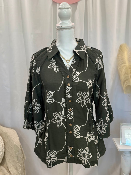 Gentle Green Boujee Top