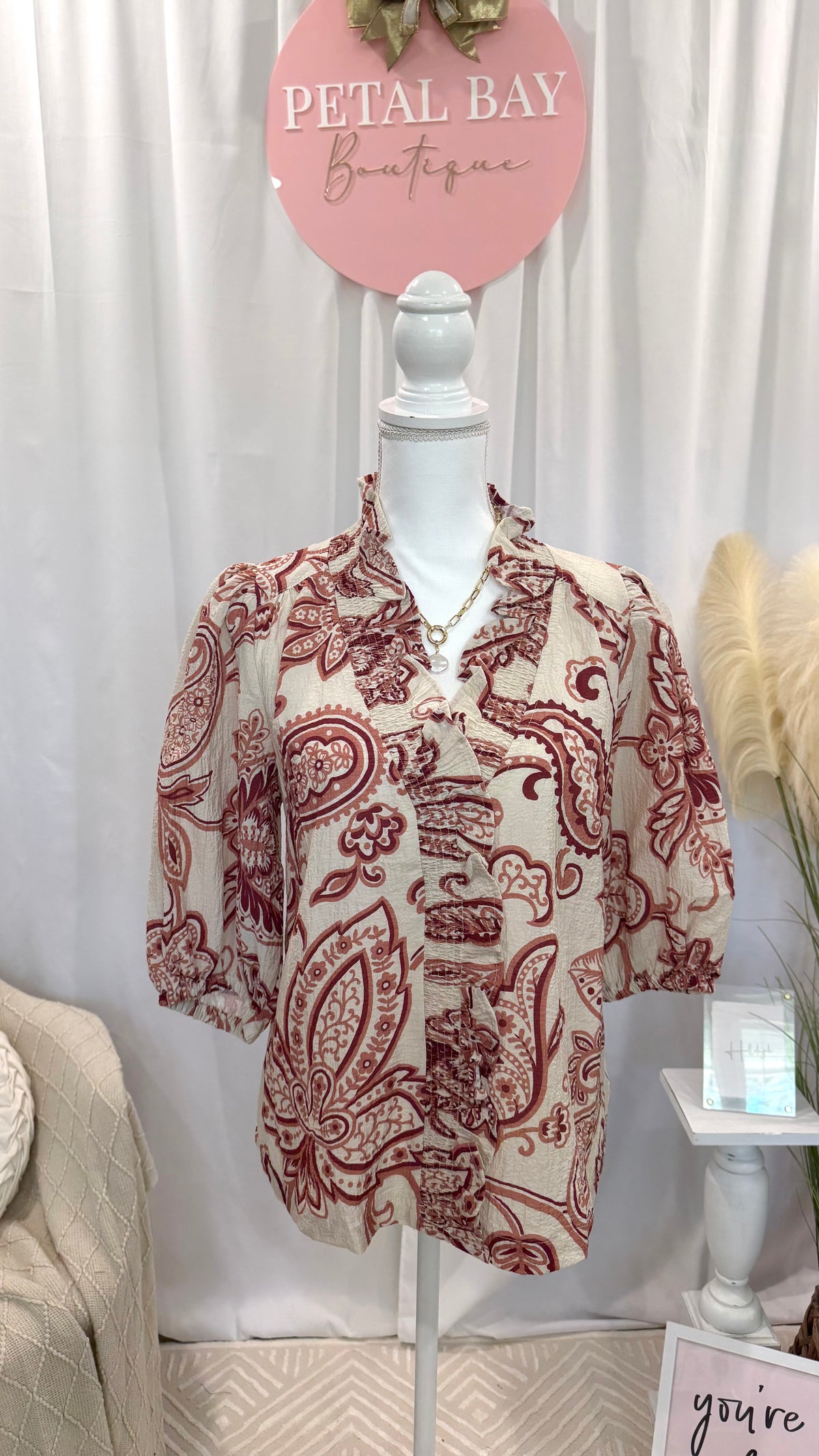 Perfect Cut Rust Top
