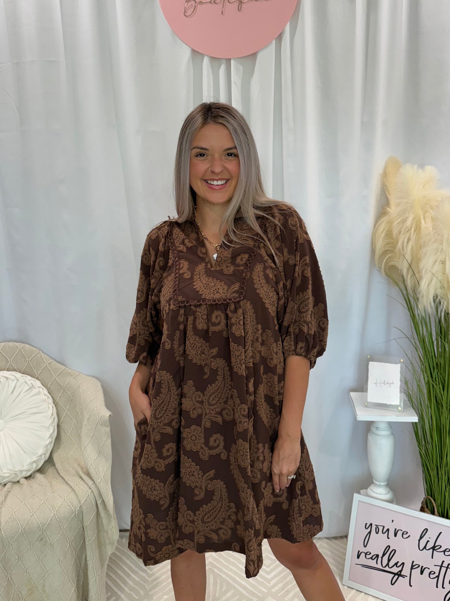 For the Love of Brown Dress (Pockets!)