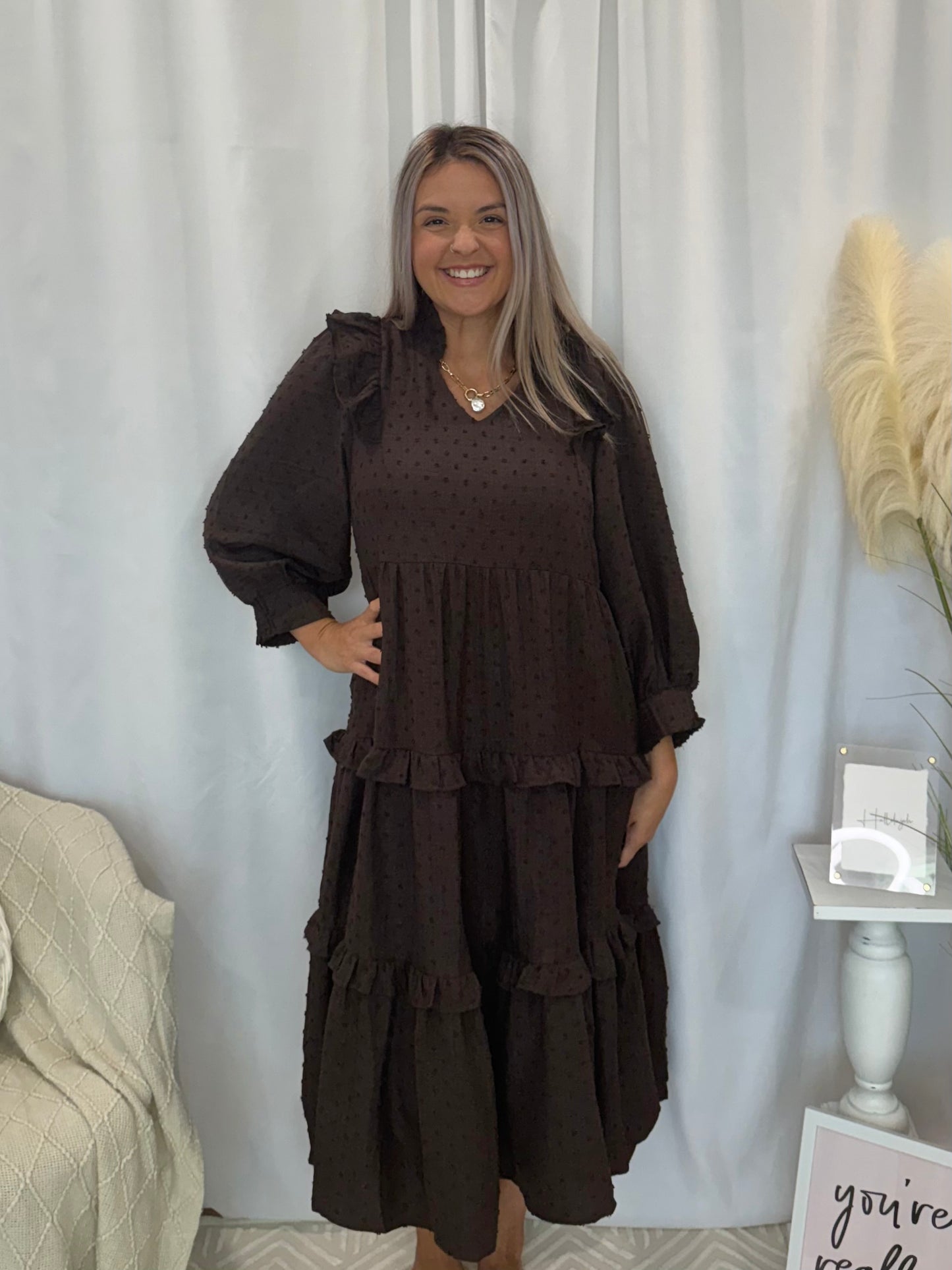 Whipped Walnut Dress (Pockets!)