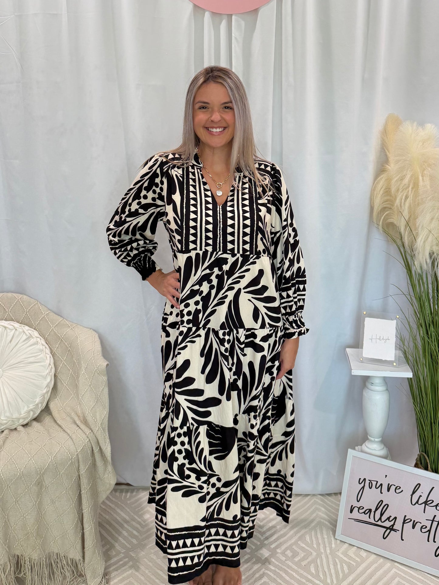 Onyx Delight Dress (Pockets!)