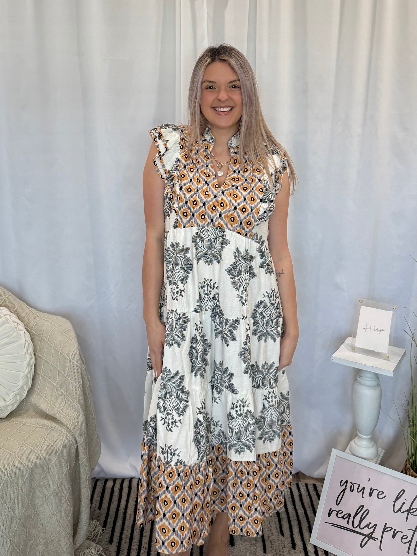 Sandy Tan Dress