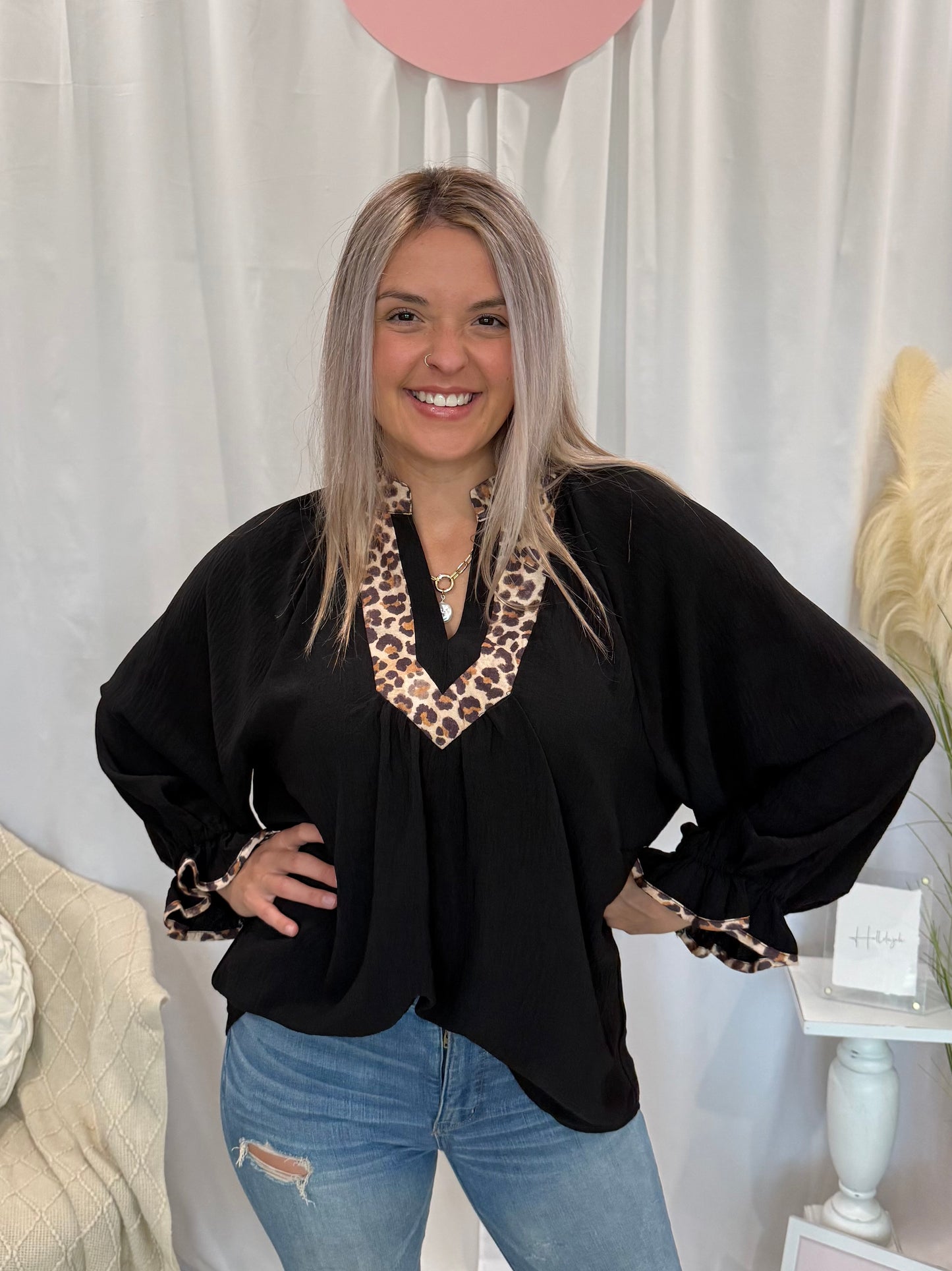 Sleek Cheetah Top