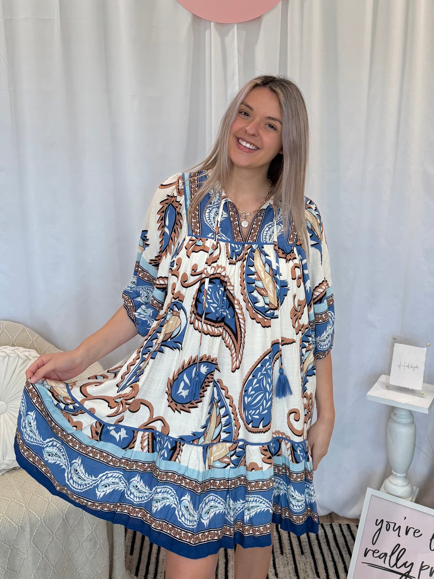 Miss Me Much Blue Dress