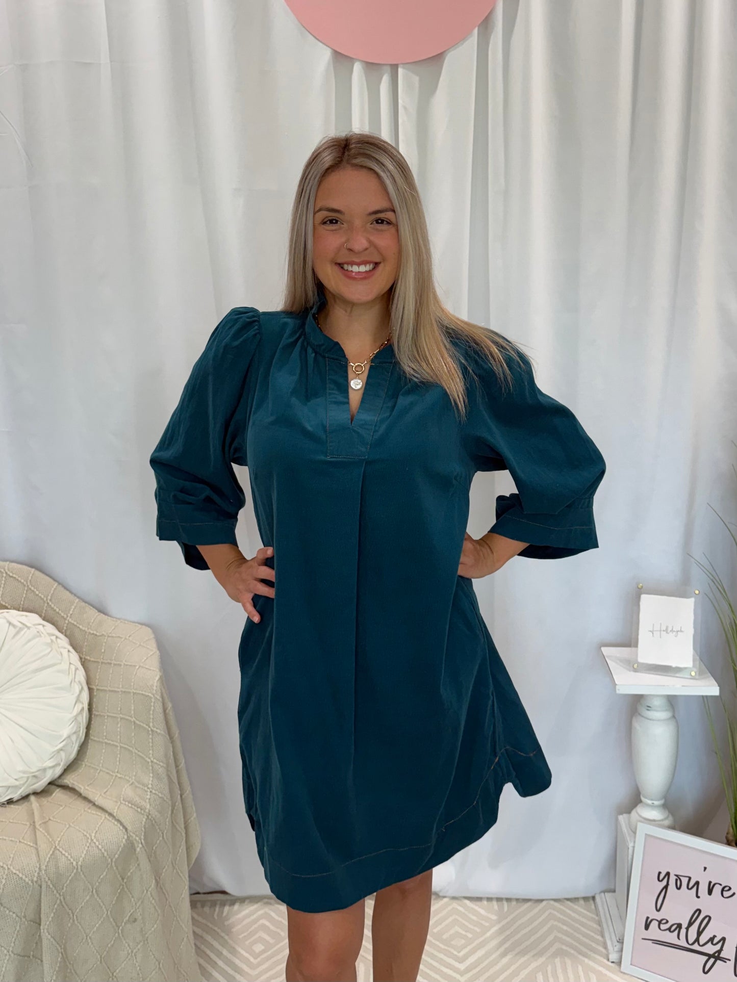 Corduroy Cuteness Dress (Pockets!)