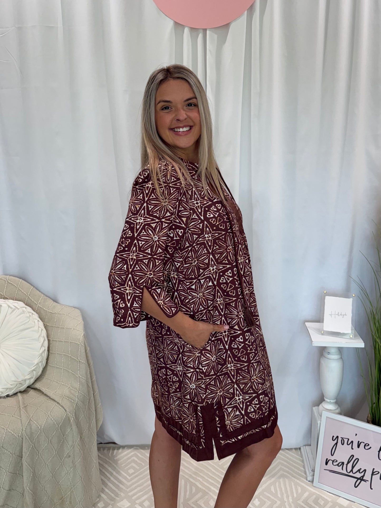 Caramel Macchiato Dress (Pockets!)