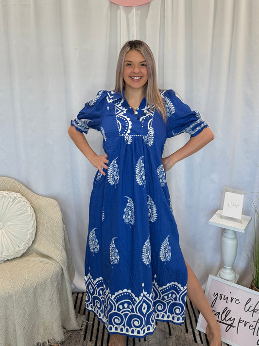 Blueberry Whipped Dress (Pockets!)