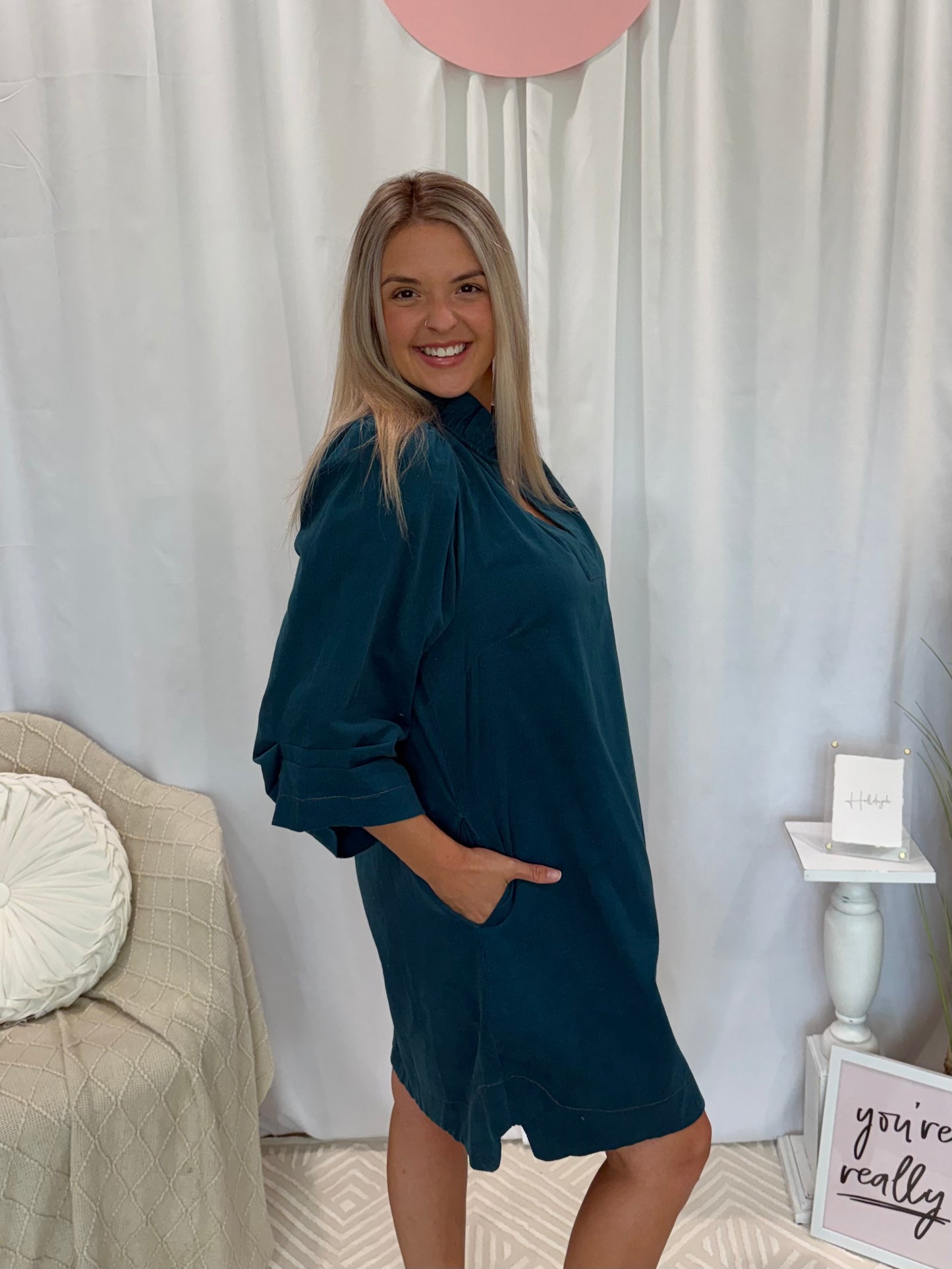 Corduroy Cuteness Dress (Pockets!)