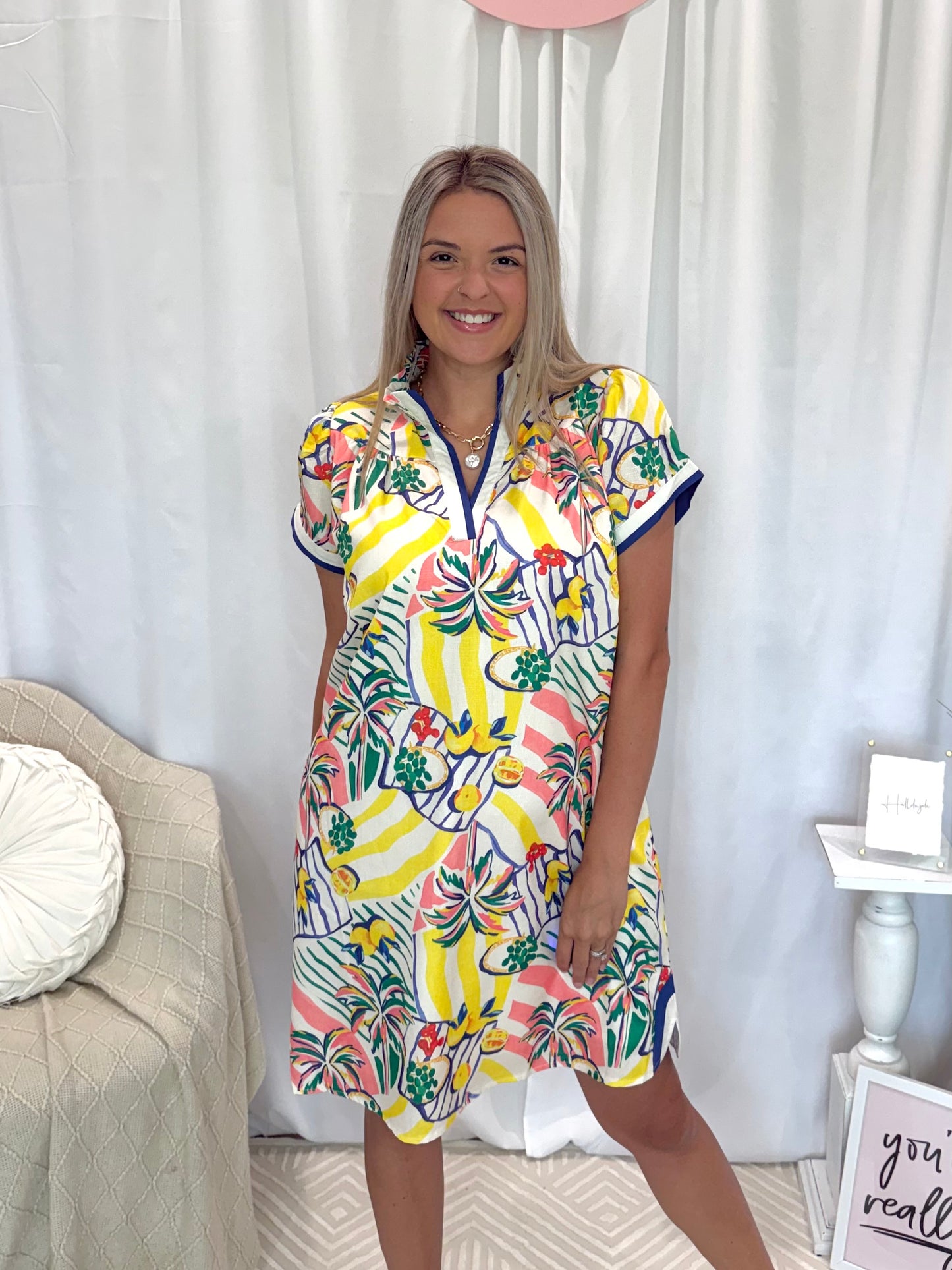 Lemon Love Dress (Pockets!)