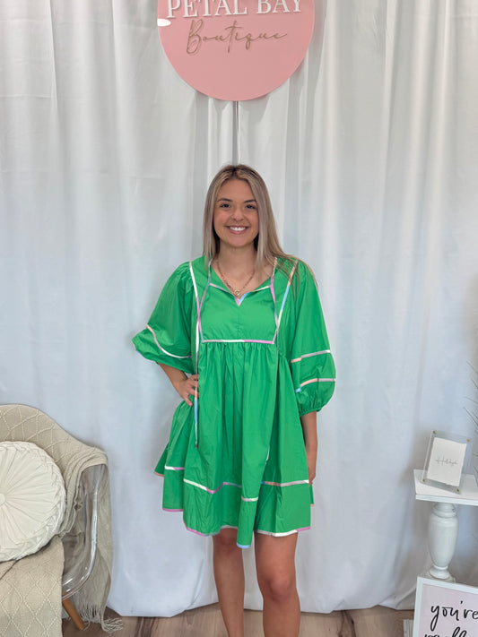 Chic Green Dress