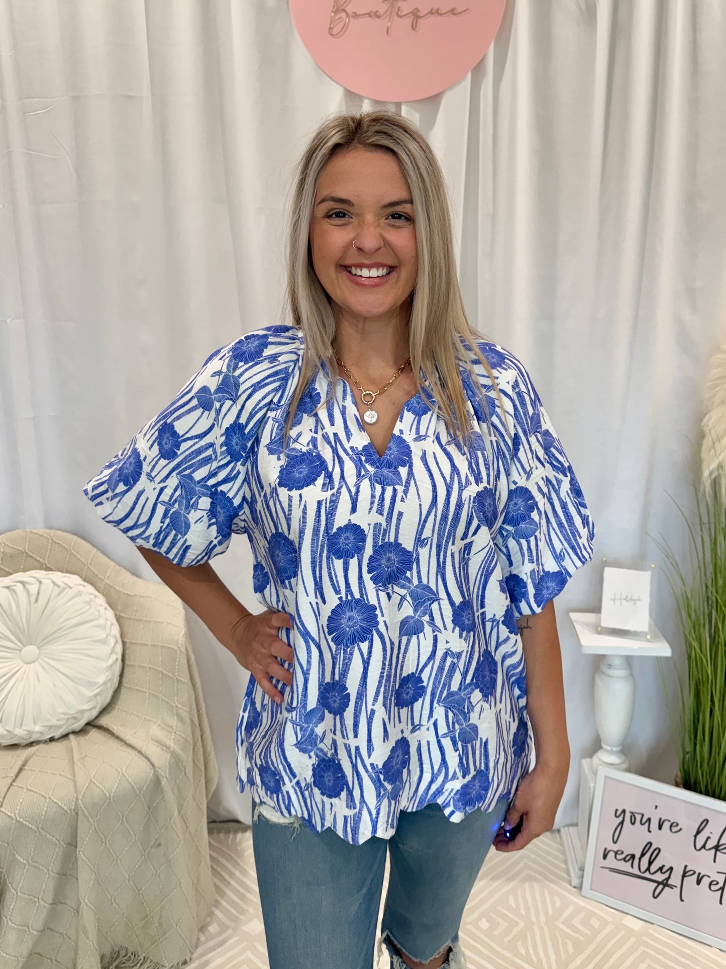 Fun Floral Top