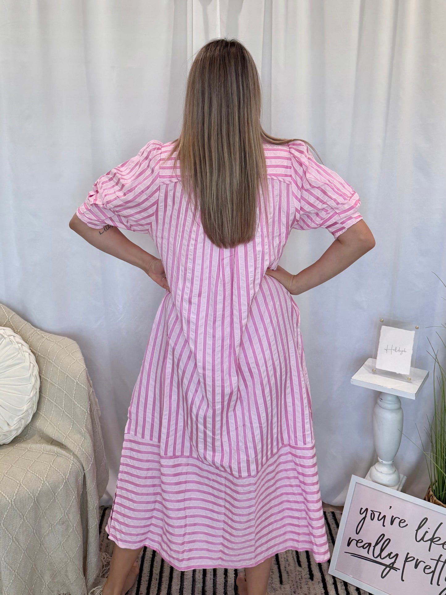 Pink Bliss Dress (Pockets!)