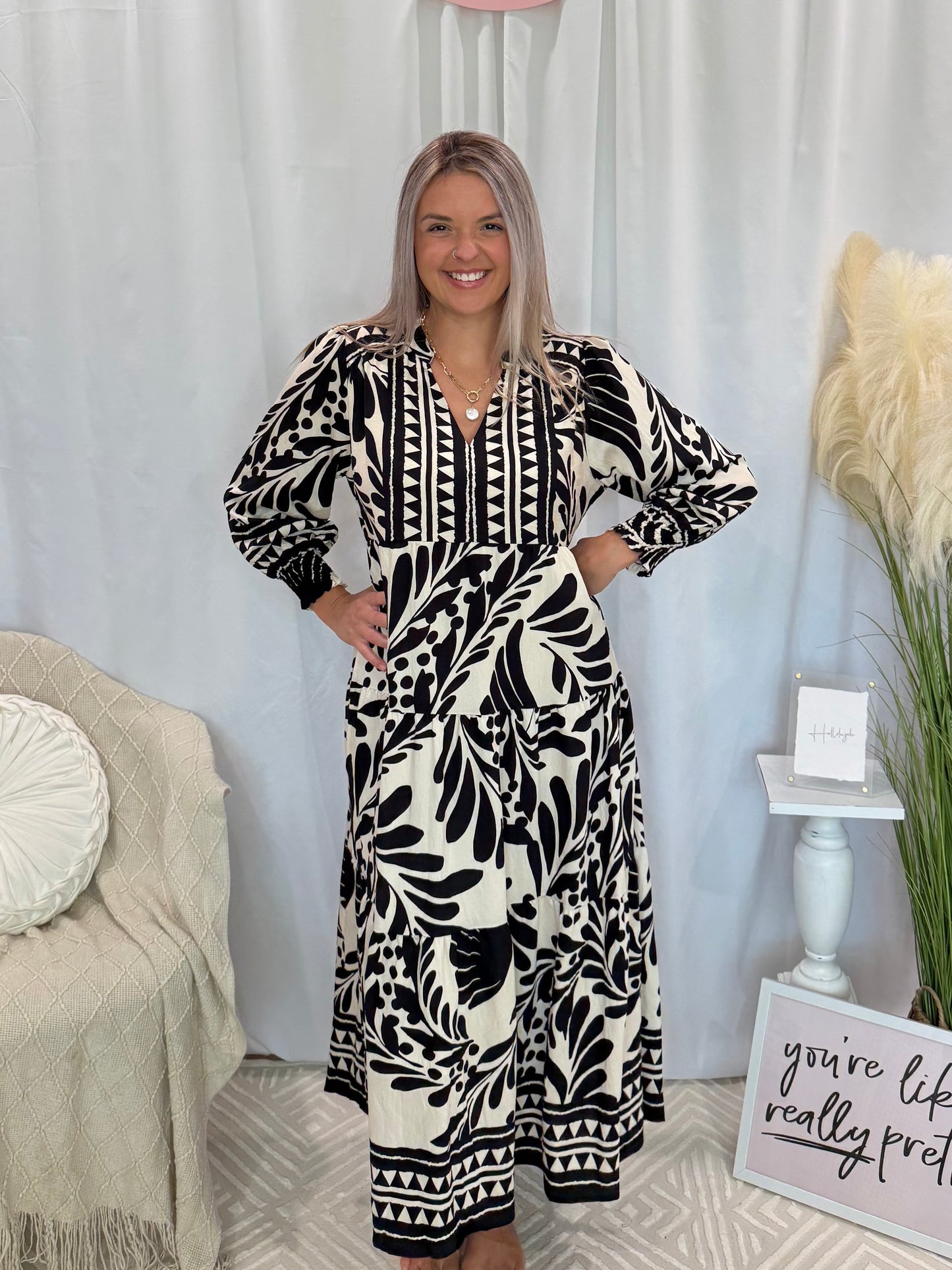 Onyx Delight Dress (Pockets!)