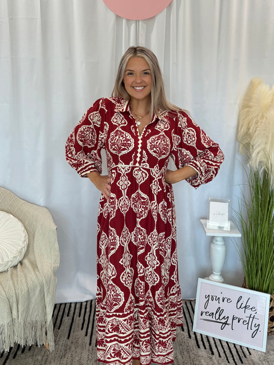 Cabernet All Day Dress