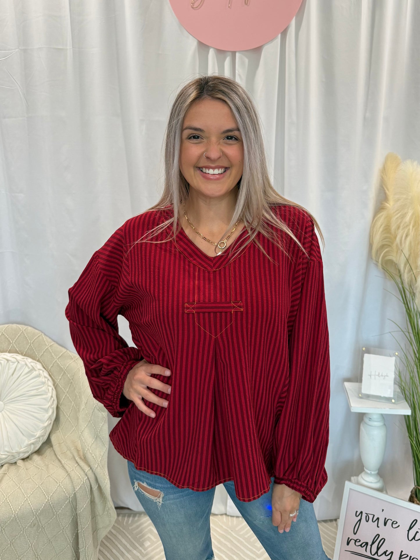 Made In Maroon Top