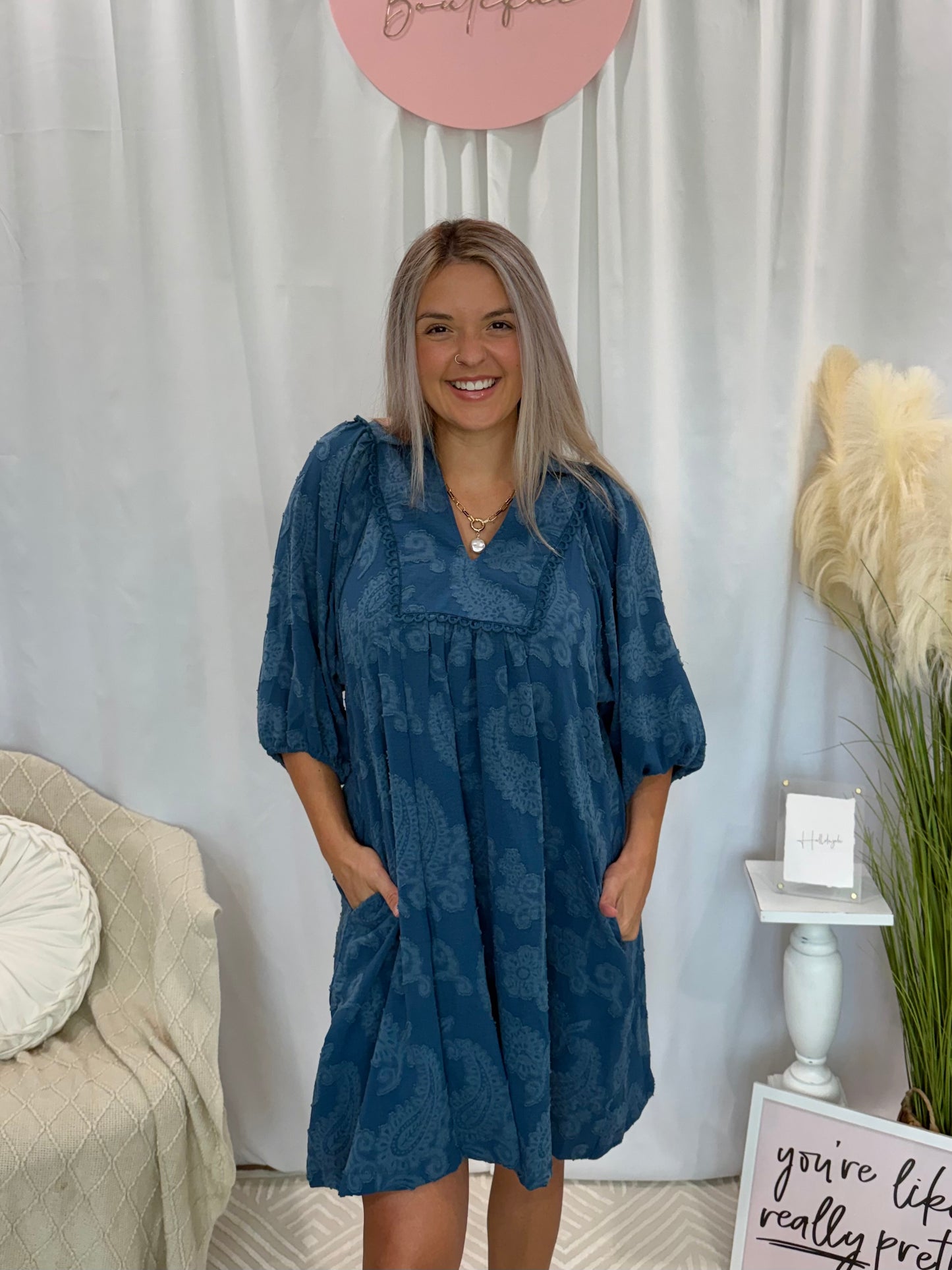 For the Love of Teal Dress (Pockets!)