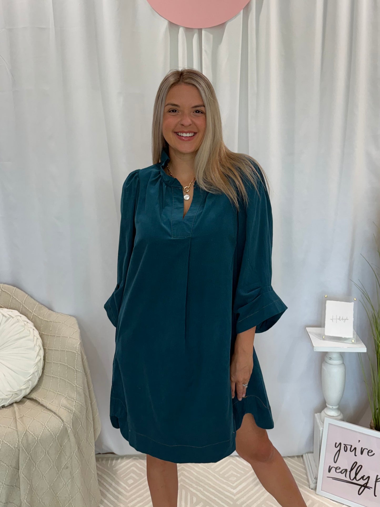 Corduroy Cuteness Dress (Pockets!)