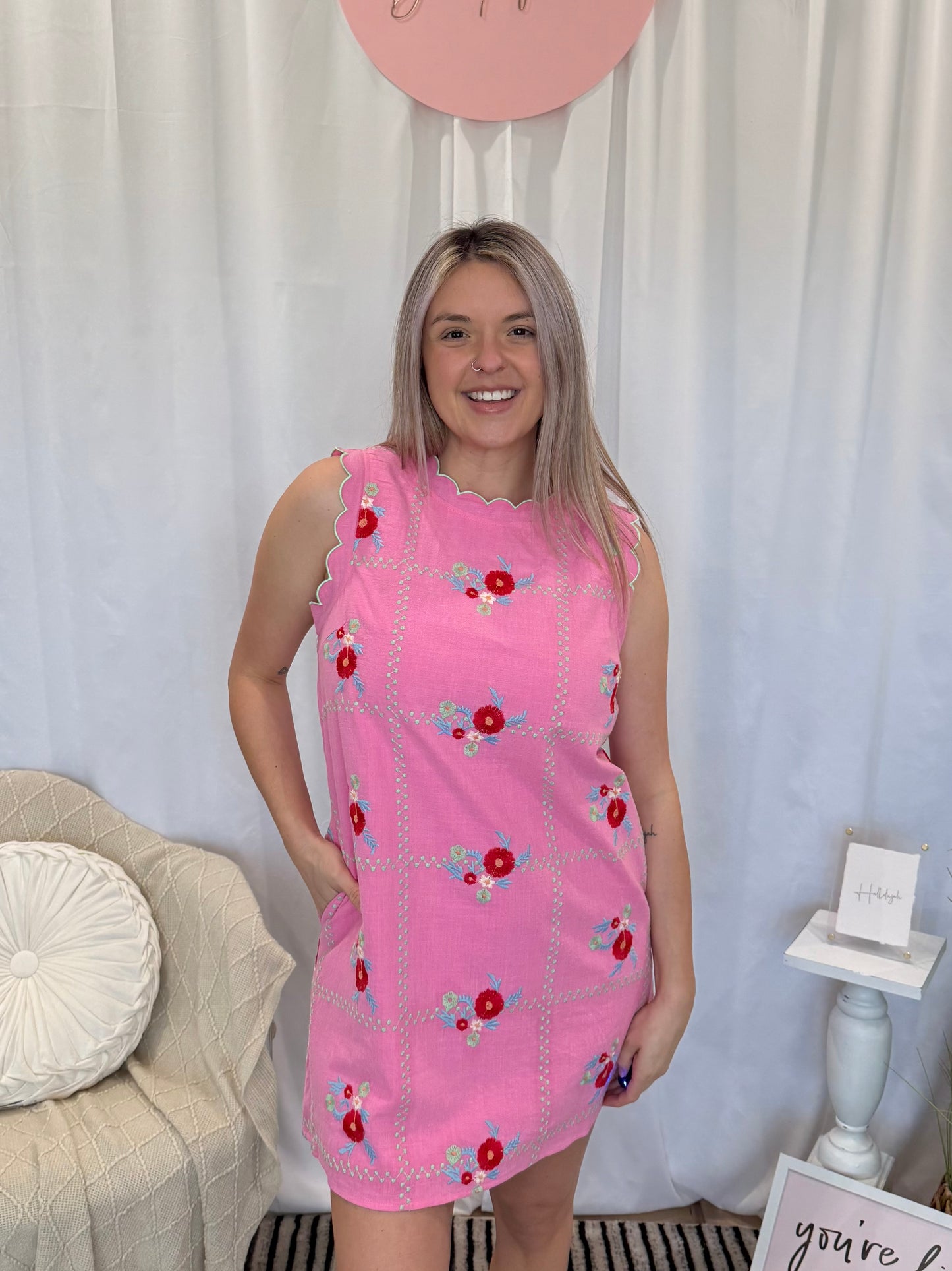 Beachside Bubble Dress (Pockets!)