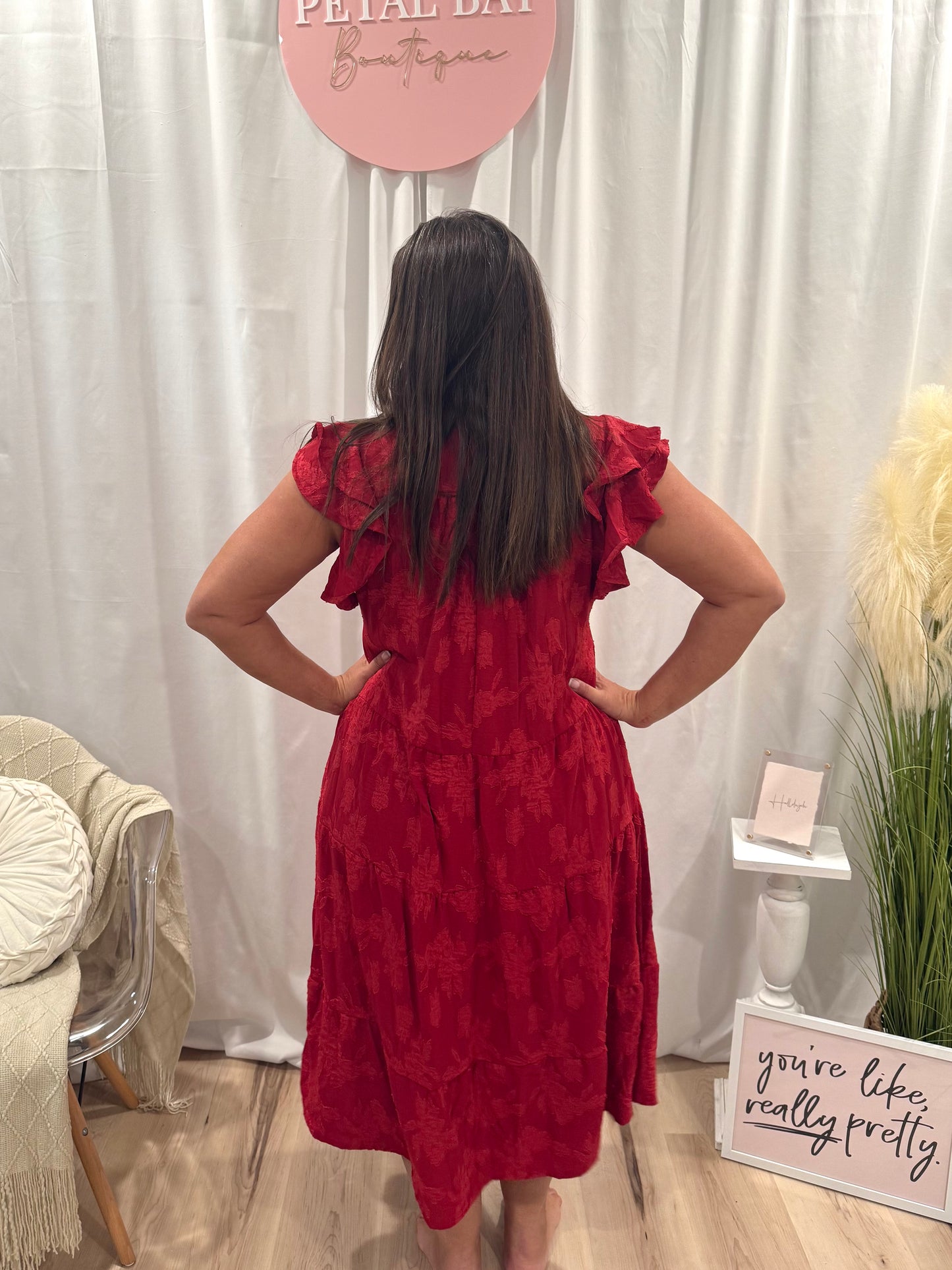 Rosey Red Dress