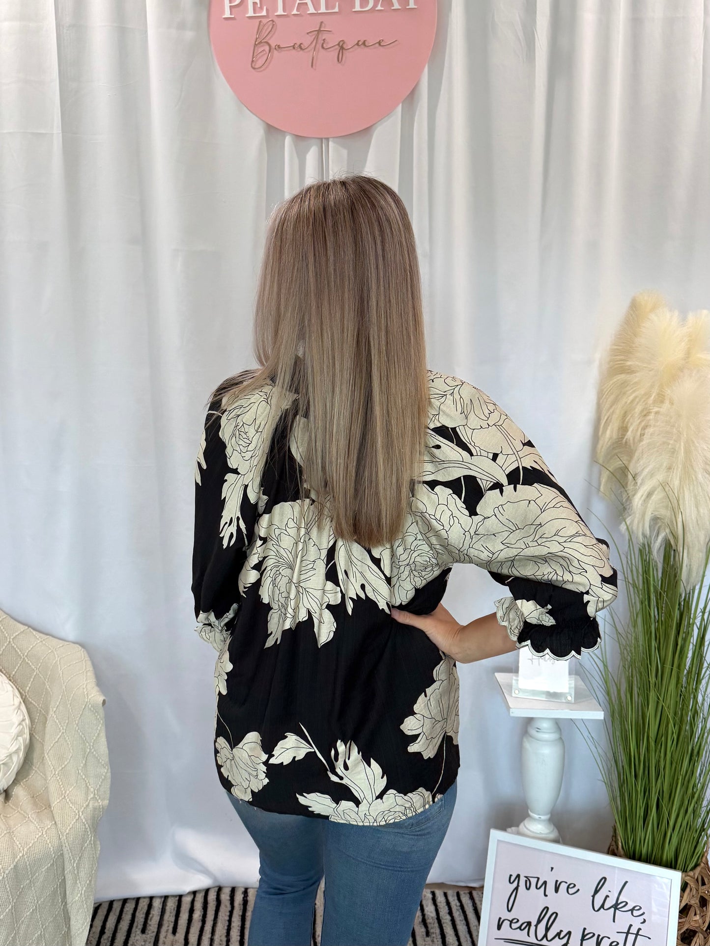 Classy Forever Black Top