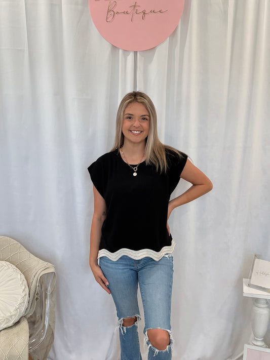 Black Sway Top