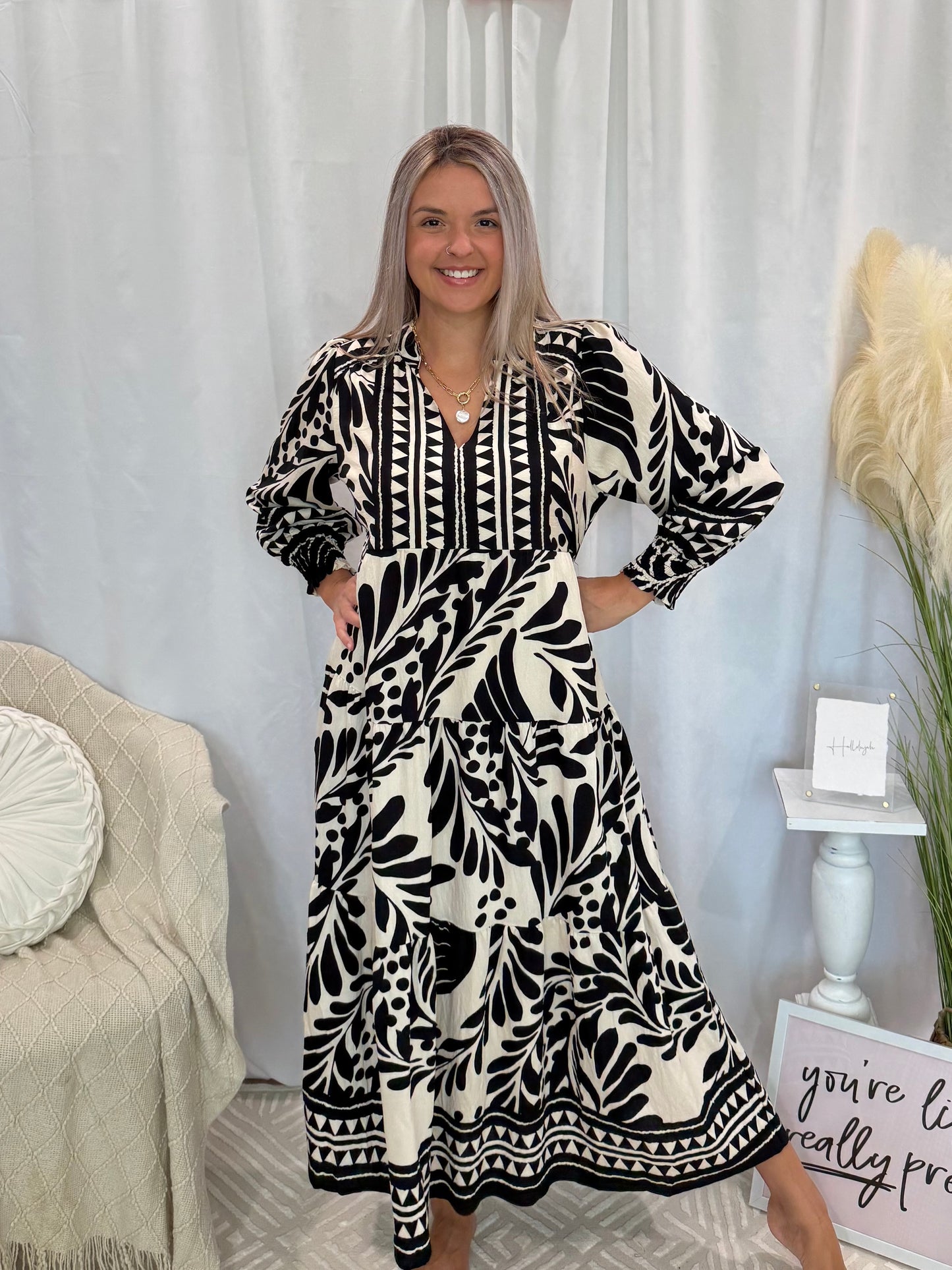 Onyx Delight Dress (Pockets!)