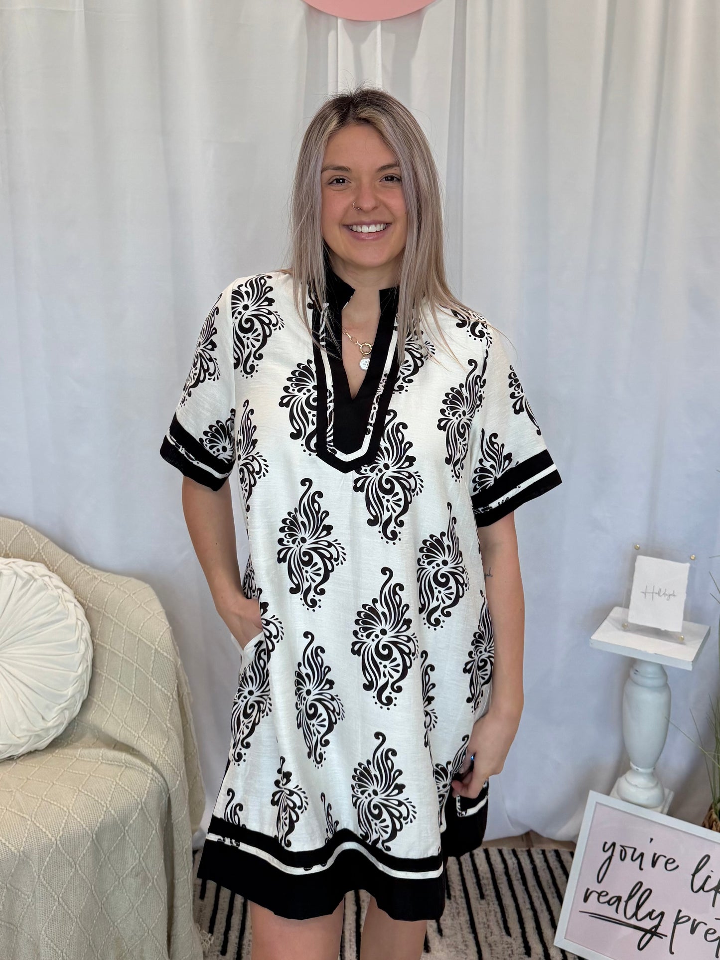 Northern Shore Dress (Pockets!)