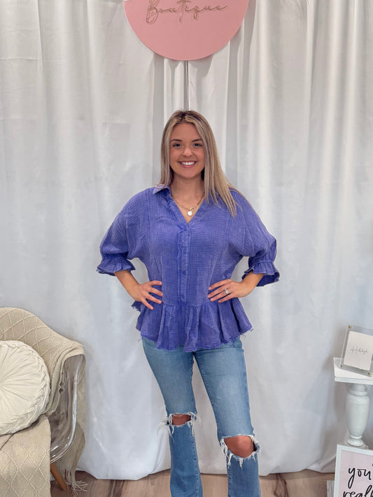 Pretty In Plum Top