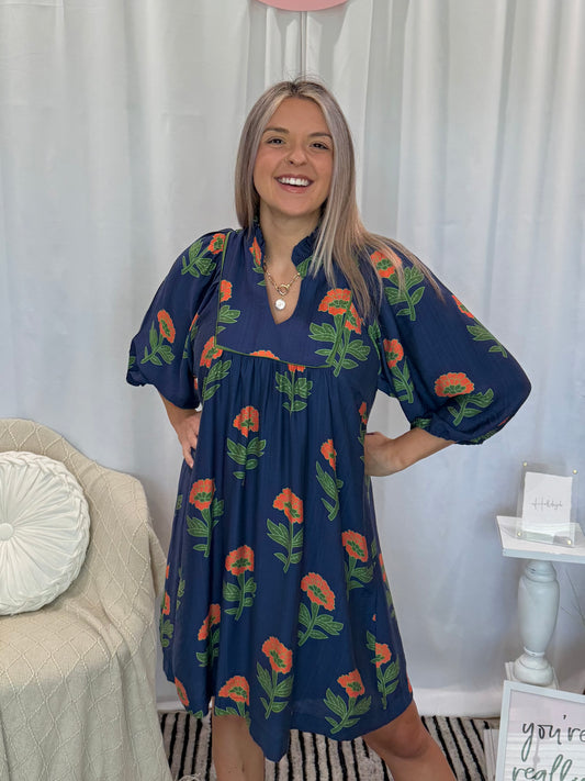 Blueberry Blossom Dress