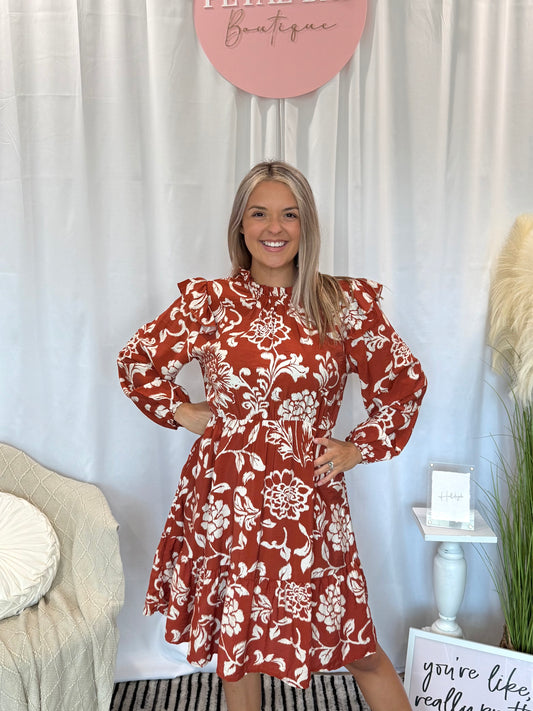 Pumpkin Cream Dress (Pockets!)